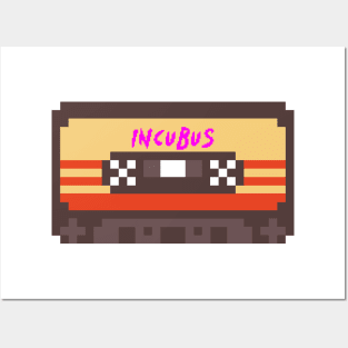 Incubus 8bit cassette Posters and Art